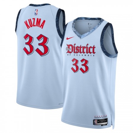 Dres Washington Wizards Kyle Kuzma Nike 2024-25 City Edition Plava Swingman
